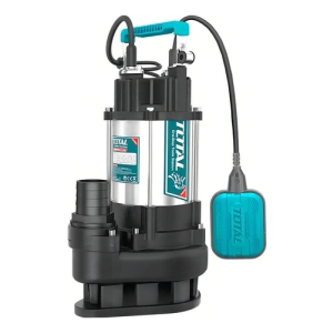 Bomba Sumergible De Desagote Total Para Agua Sucia - 1.0hp, 750w - Altura Máxima 13m, Caudal 21.000l/h - Motor Bobinado De Cobre, Cuerpo Hierro Fundido, Cable 9 Metros - Twp775016 Turquesa