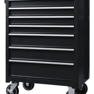 Carro Taller Mecanico Gabinete 7 Estantes Con Ruedas Movil Verde Oscuro
