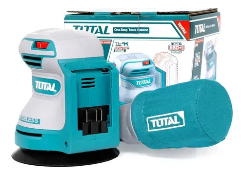 Lijadora Roto Orbital Inalámbrica A Bateria 20v Total S/bat Turquesa - Imagen 2
