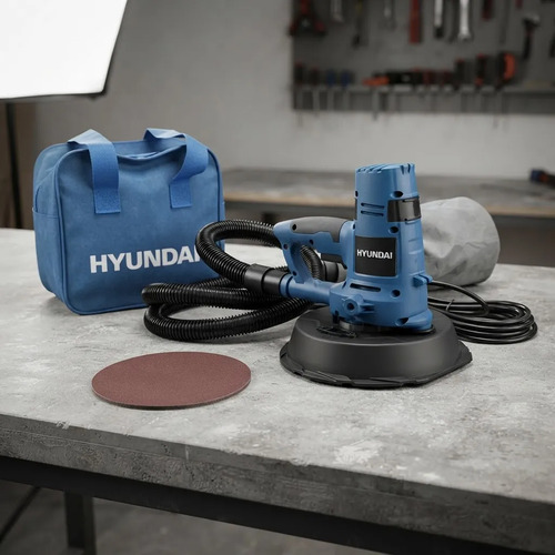 Lijadora Para Yeso De Mano Hyundai 215mm Hyds230a Azul 50-60
