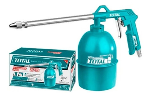 Pistola Pulverizadora / Limpieza Neumat 750ml Total Tat20751 Turquesa 50/60hz