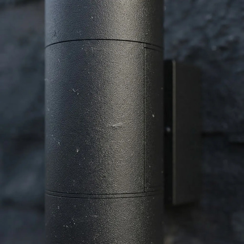 Aplique Doble O Simple Pared Interior Exterior Gu10 Ip54 Aplique Doble Luz Negro - Imagen 3
