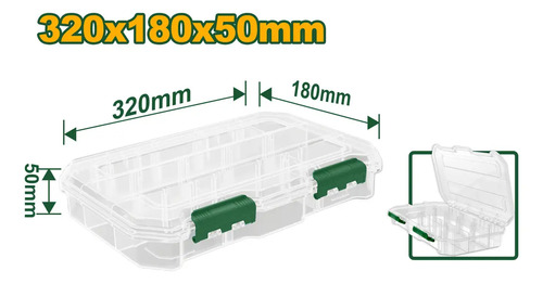 Maletin Organizador Apilable Jadever 13 Compartimentos Blanco - Imagen 2