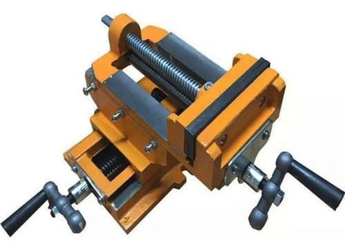 Morsa Cruz Doble Eje 6 Pulgadas Taladro Agujereador Lusqtoff - Imagen 2