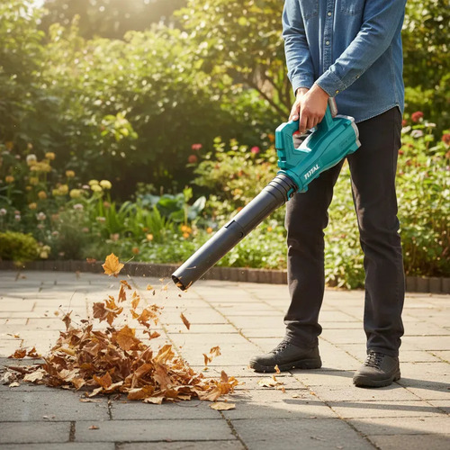 Soplador De Hojas Inalámbrico Total 20v, Jardinería - No Incluye Batería Ni Cargador - Tabli20323 Turquesa - Imagen 3