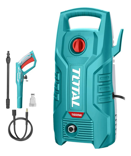 Hidrolavadora Total 1600w - 140bar, 2000psi - Caudal 5.5l/min - Sistema Autostop - Tgt11336 Turquesa 50/60hz