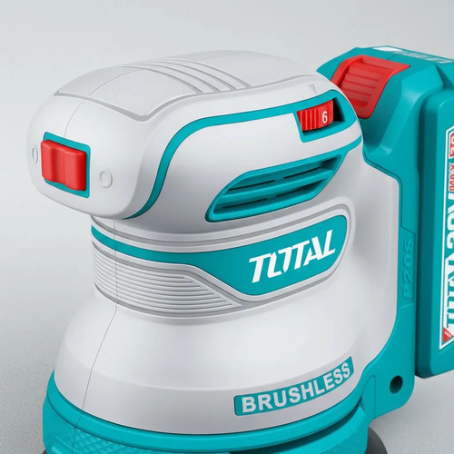 Lijadora Roto Orbital Inalámbrica A Bateria 20v Total S/bat Turquesa - Imagen 4
