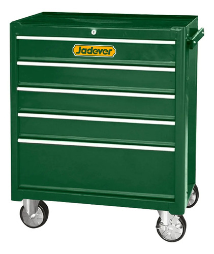 Gabinete De Herramientas Móvil Jadever 5 Estantes Verde Oscuro - Imagen 2