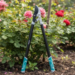 Tijera Poda Mango Largo Cerco 76cm Total Tht1527401 Prof Negro
