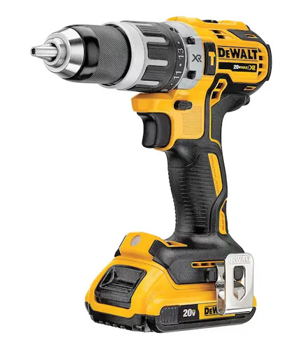 Taladro Atornillador A Bateria Dewalt 13mm 20v + Baterias Amarillo - Imagen 5