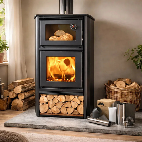 Calefactor Metávila Con Horno 1290gf Incluye Kit De Instalación Por Pared - Imagen 5
