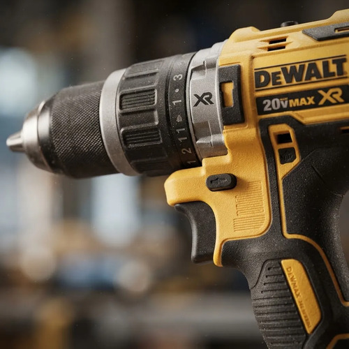 Taladro Atornillador A Bateria Dewalt 13mm 20v + Baterias Amarillo - Imagen 2