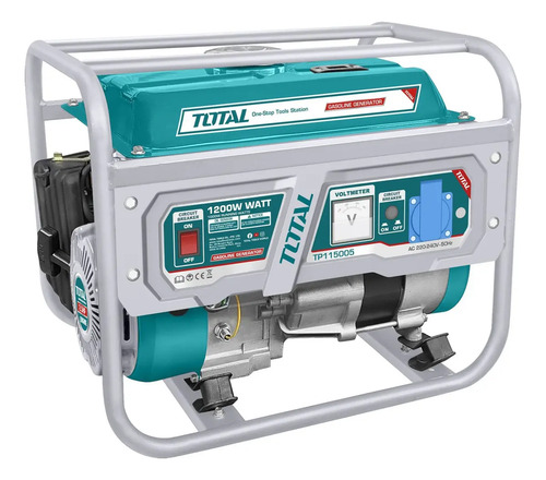 Generador A Nafta Total 1200w Motor 4 Tiempos Ohv - Tanque 5.5 Litros, Peso 24kg - Tp115005