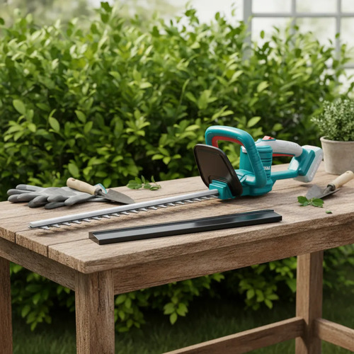 Cortadora Cerco Arbustos Batería Litio 20v Total Thtli20018 Celeste - Imagen 3