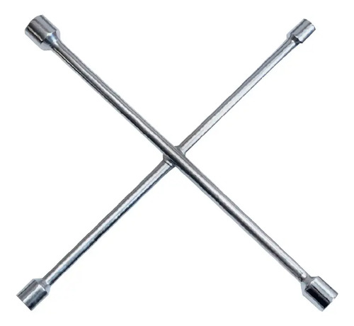 Llave Cruz Cromada 4 Bocas 17mm 19mm 21mm 23mm Reforzada - Imagen 3