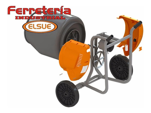 Hormigonera Mezcladora Trompito Industrial Deper 130l Arg - Imagen 4