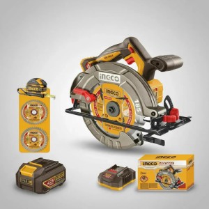 Sierra Circular A Batería 185mm 42v Motor Brushless + Baterí Naranja Amarillo