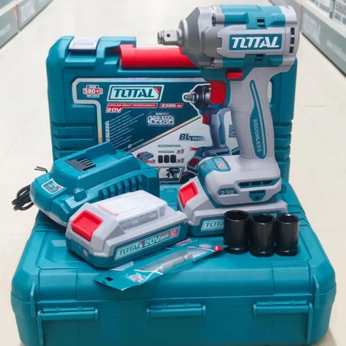 Llave Atornillador De Impacto Total 20v Brushless C/bateria Turquesa 50-60 - Imagen 4
