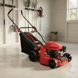 Cortadora De Césped 3.5hp 17puLG Equus Con Recolector 35l Rojo