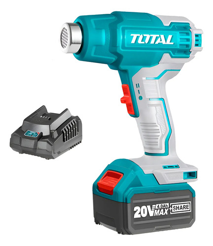 Pistola De Calor Inalámbrica 20v Bat+ Carg Total Tbli20025 Turquesa - Imagen 11