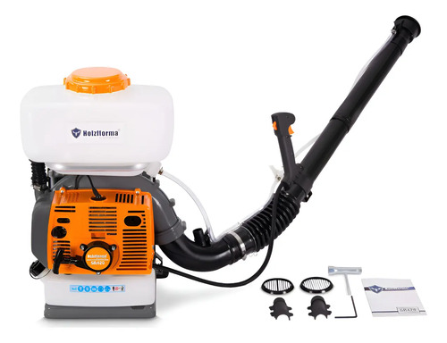 Moto Fumigador Mochila 56.5cc Solido Liquido Holzfforma Pro Naranja - Imagen 3