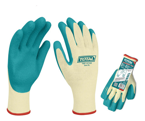 Guantes De Latex Para Cargas Pesadas Talle Xl Total Tsp13102 - Imagen 2