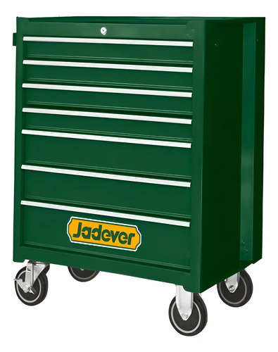 Gabinete Para Herramientas Móvil Jadever 7 Estantes Verde Oscuro - Imagen 3