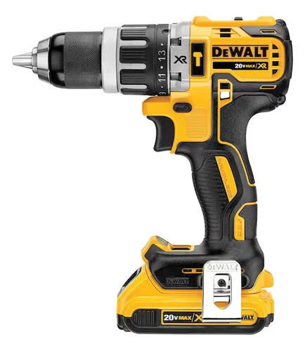 Taladro Atornillador A Bateria Dewalt 13mm 20v + Baterias Amarillo - Imagen 6