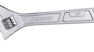 Llave Francesa Ajustable Industrial 10 Pulgadas Jadever Color Azul Acero