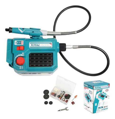 Mini Torno Total Con 40 Accesorios Y Flexible Sin Bat 20v N/a - Imagen 4